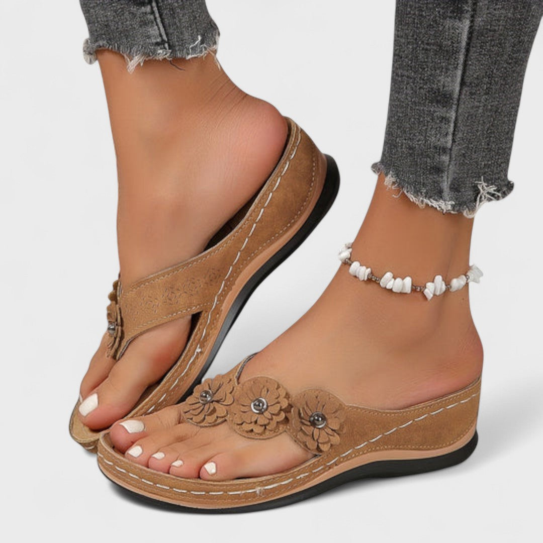 Sandali Floreali Comfort