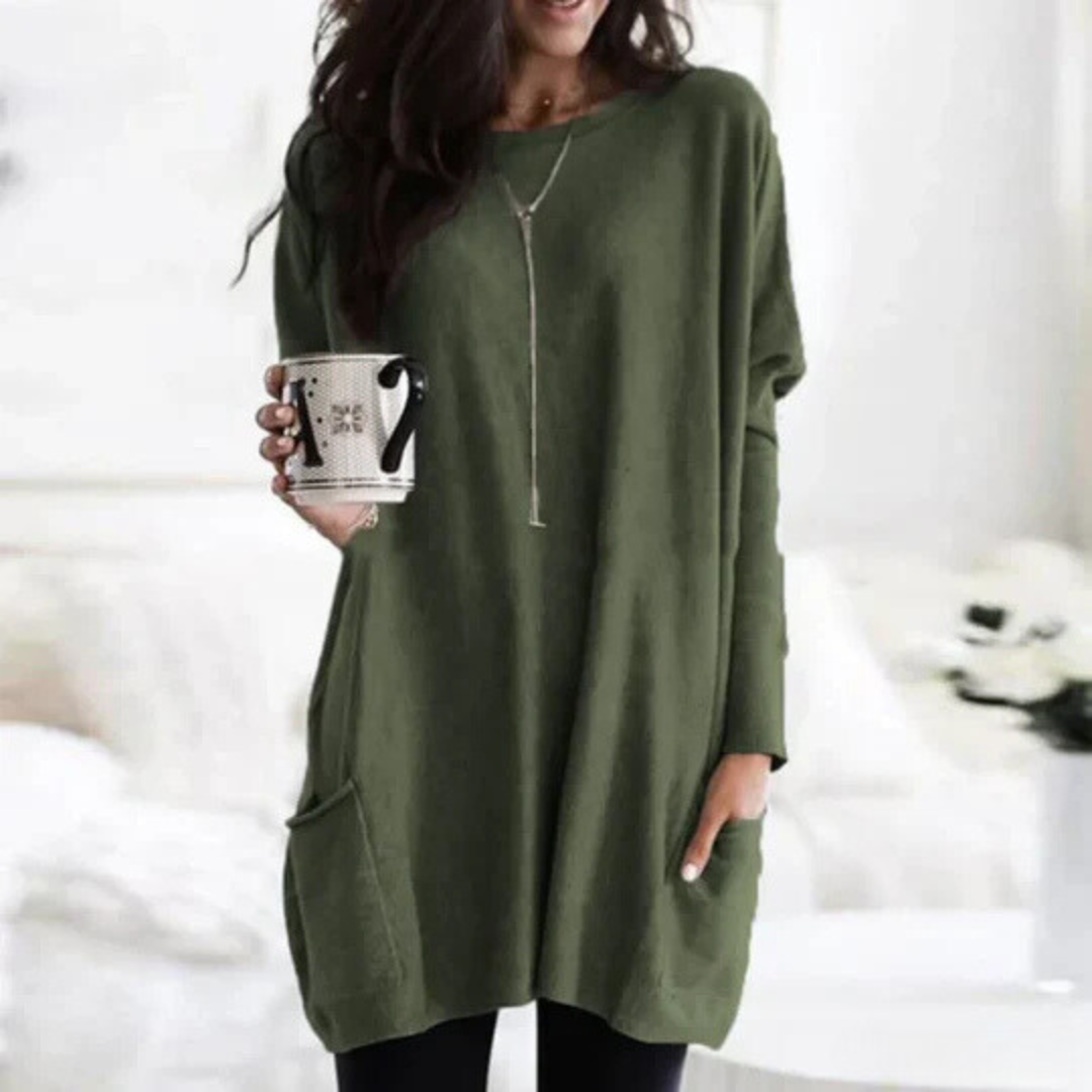 Maglione Oversize | Misto Cotone | Con Tasche