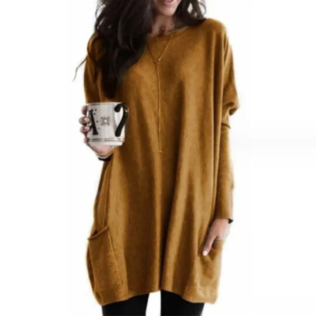 Maglione Oversize | Misto Cotone | Con Tasche