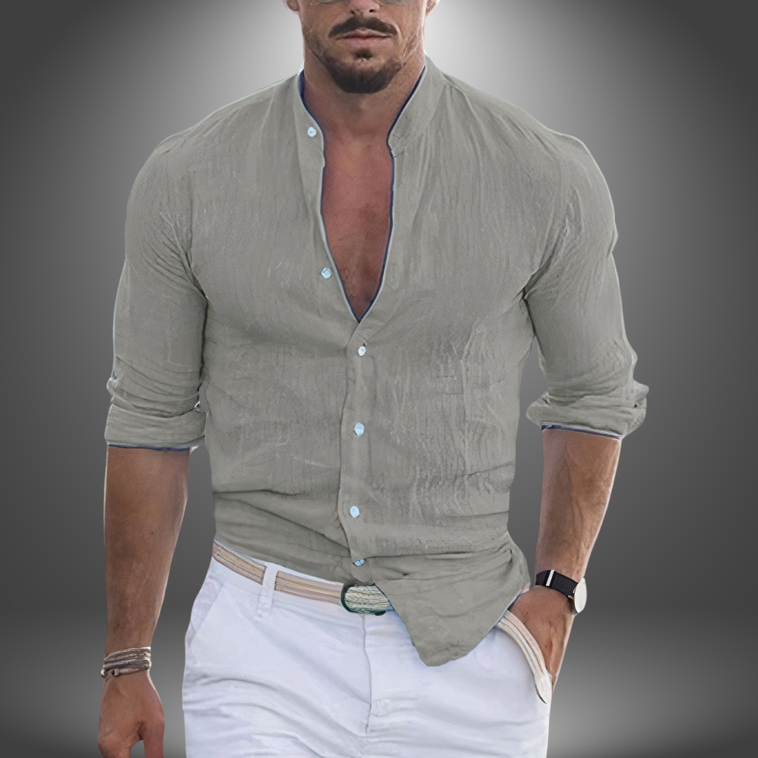 Camicia Azzurra in Lino