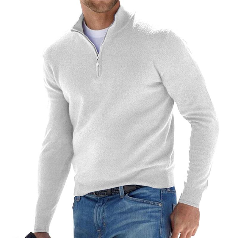 Maglione uomo con zip