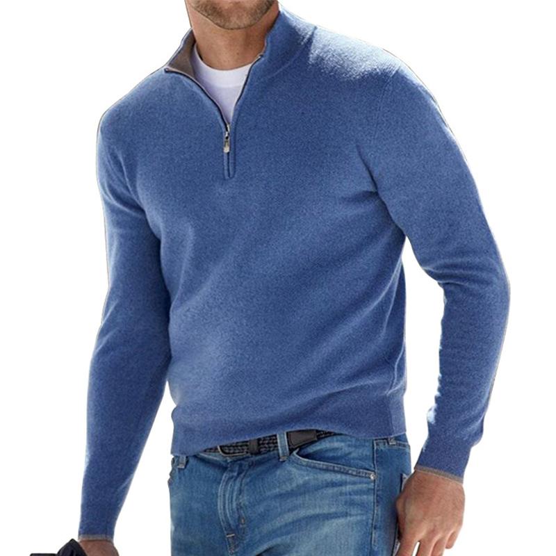 Maglione uomo con zip