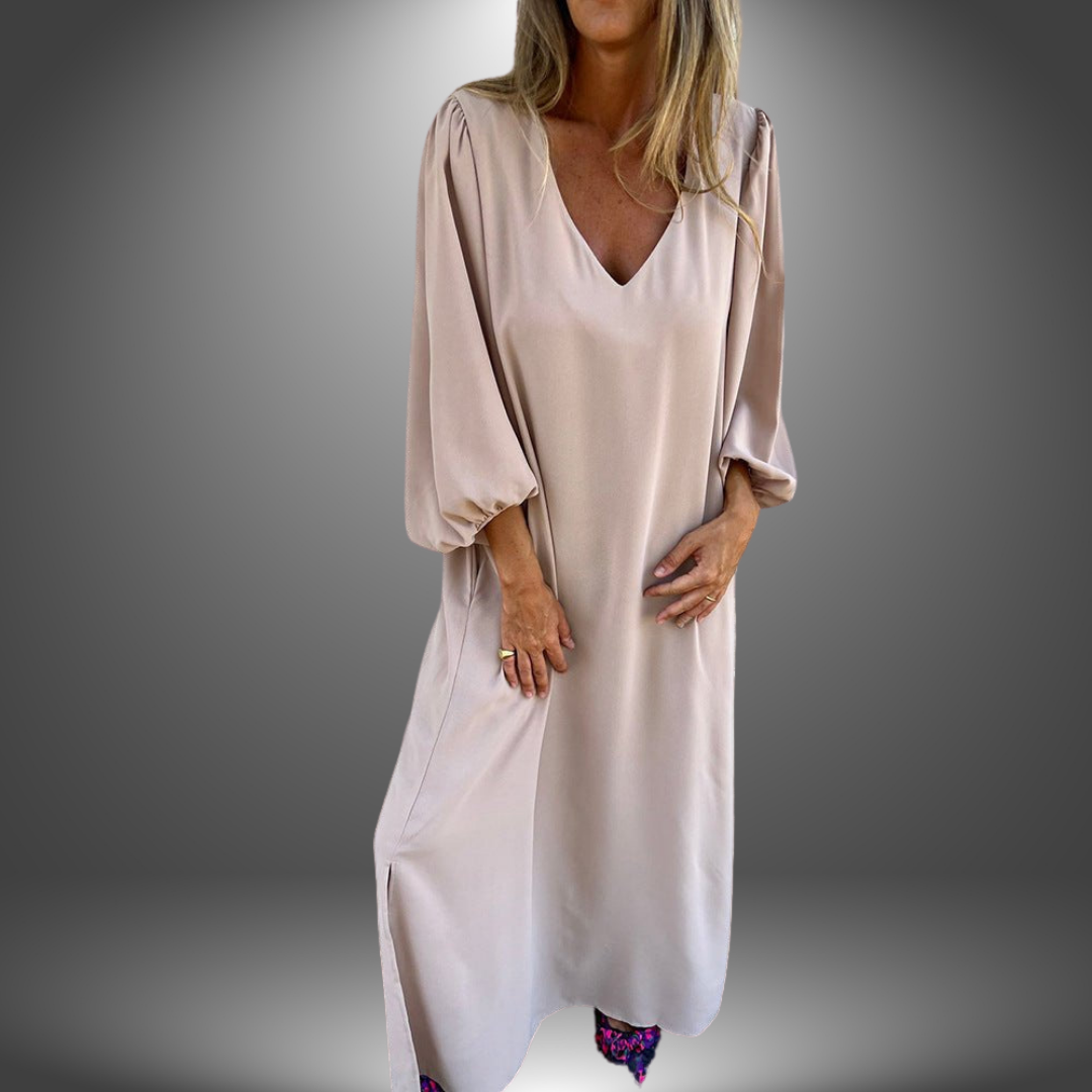 Abito Maxi Elegante Scollo V