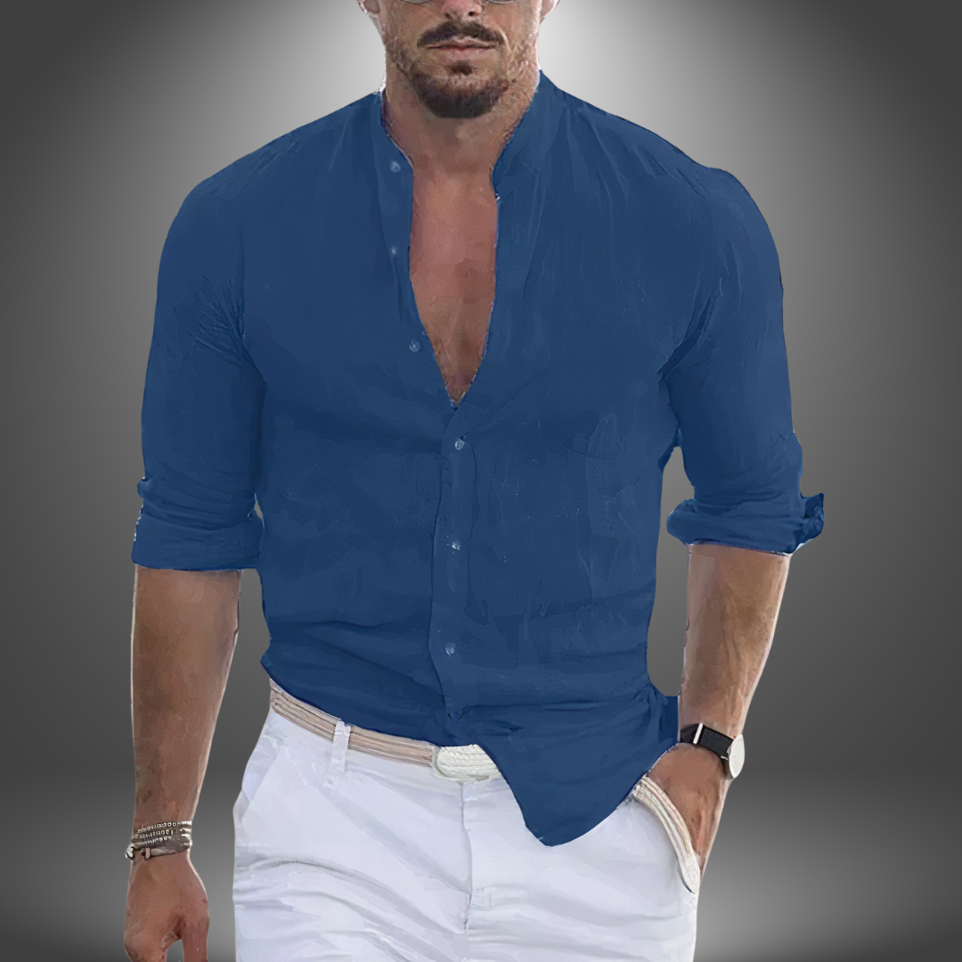 Camicia Azzurra in Lino