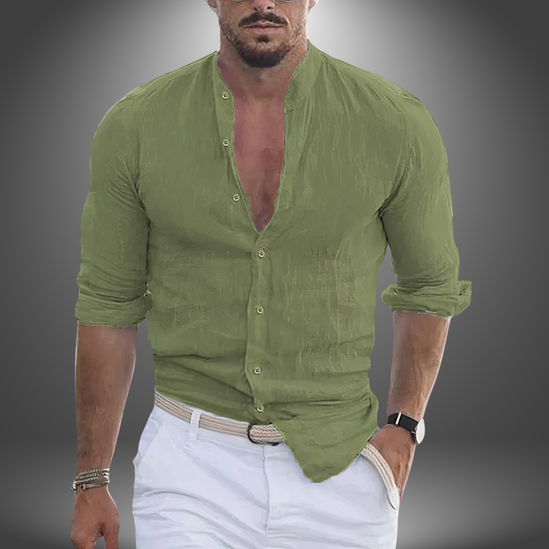 Camicia Azzurra in Lino