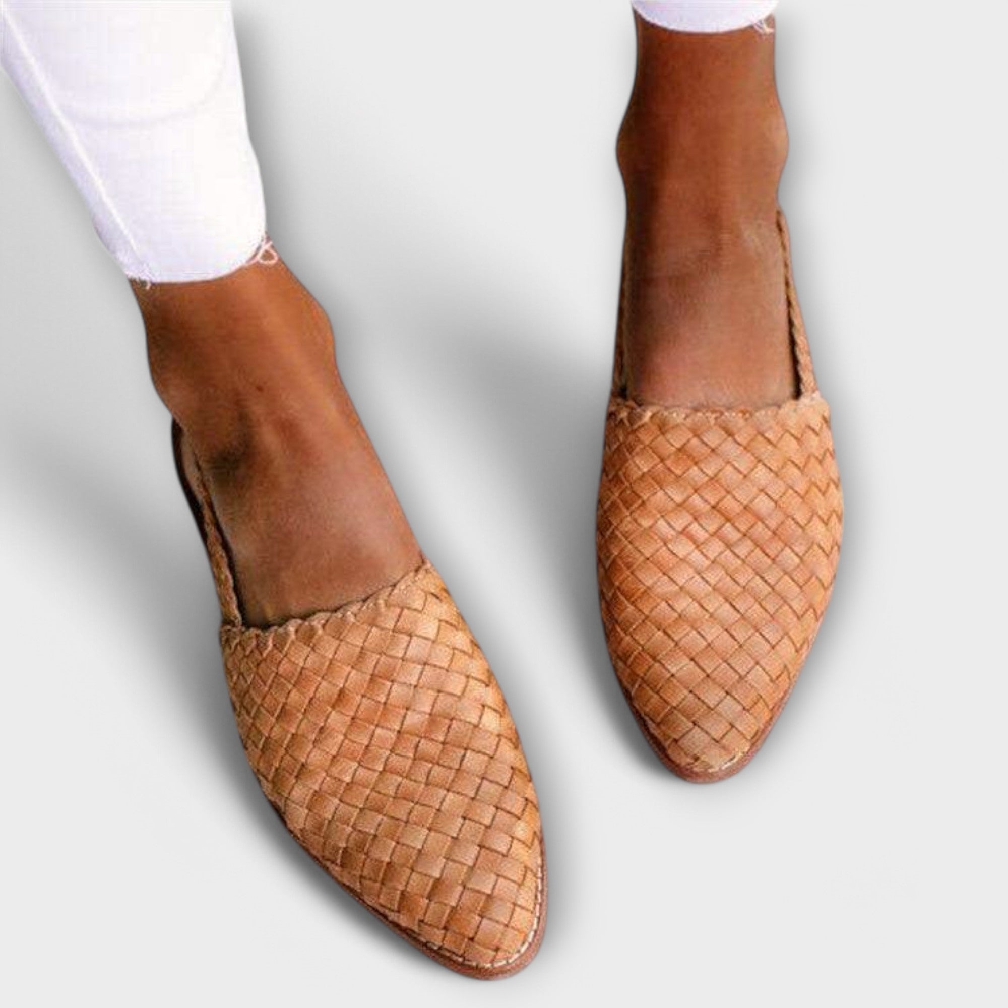 Ballerine Intrecciate Donna | Pelle Naturale | Comfort Estivo