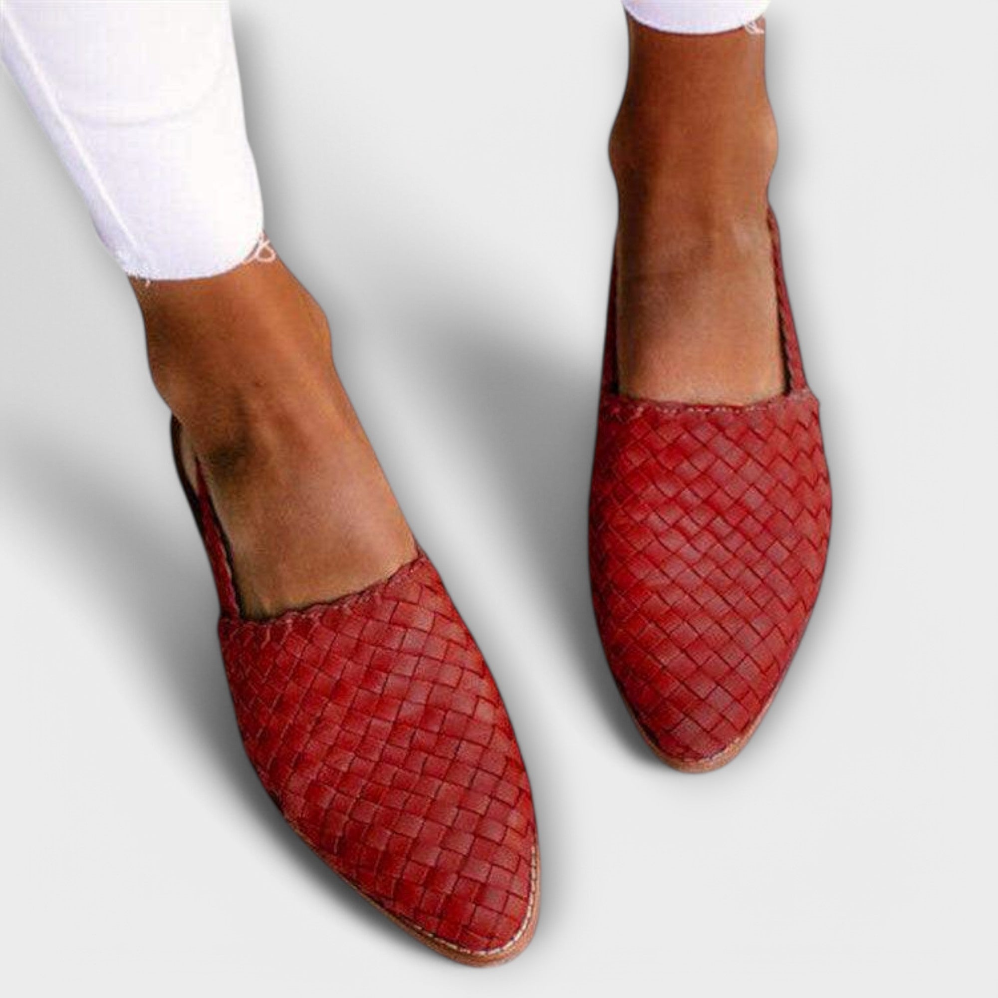 Ballerine Intrecciate Donna | Pelle Naturale | Comfort Estivo