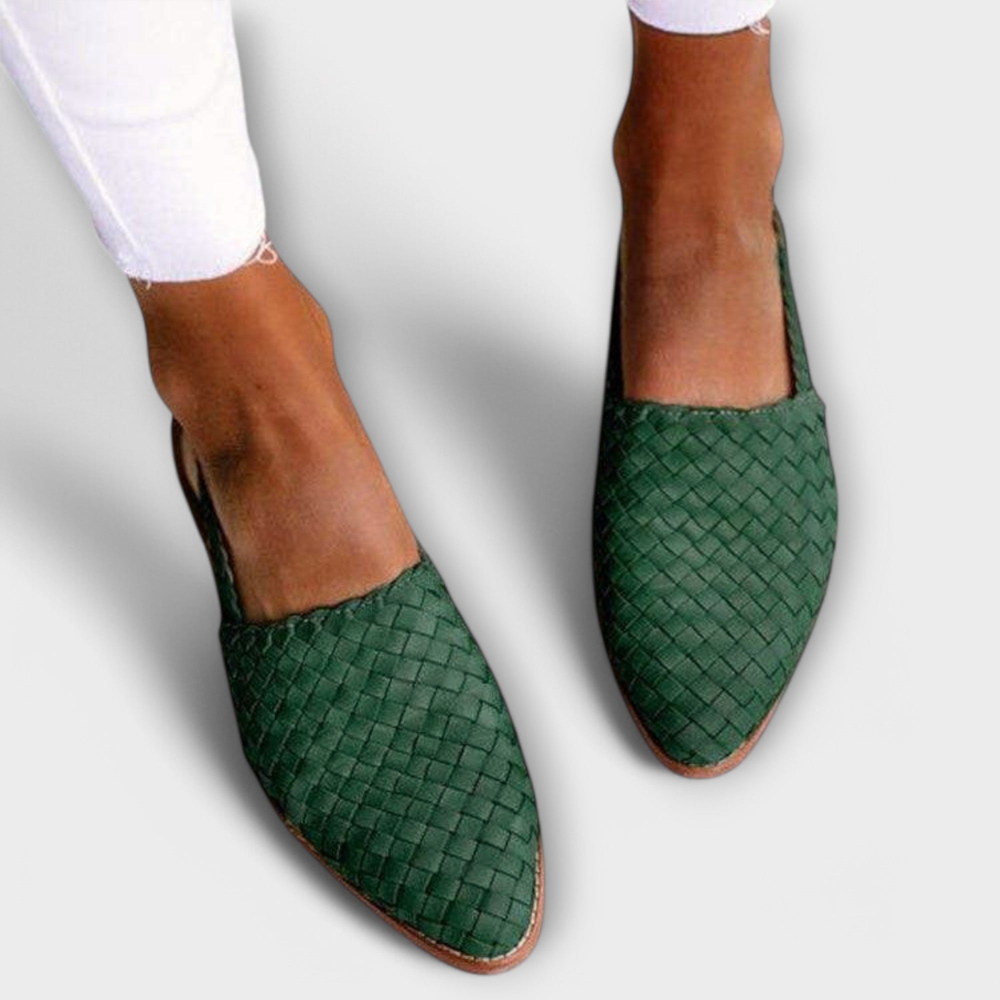 Ballerine Intrecciate Donna | Pelle Naturale | Comfort Estivo