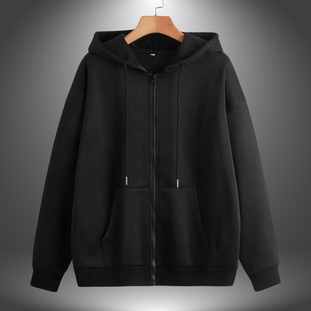 Felpa Zip Oversize