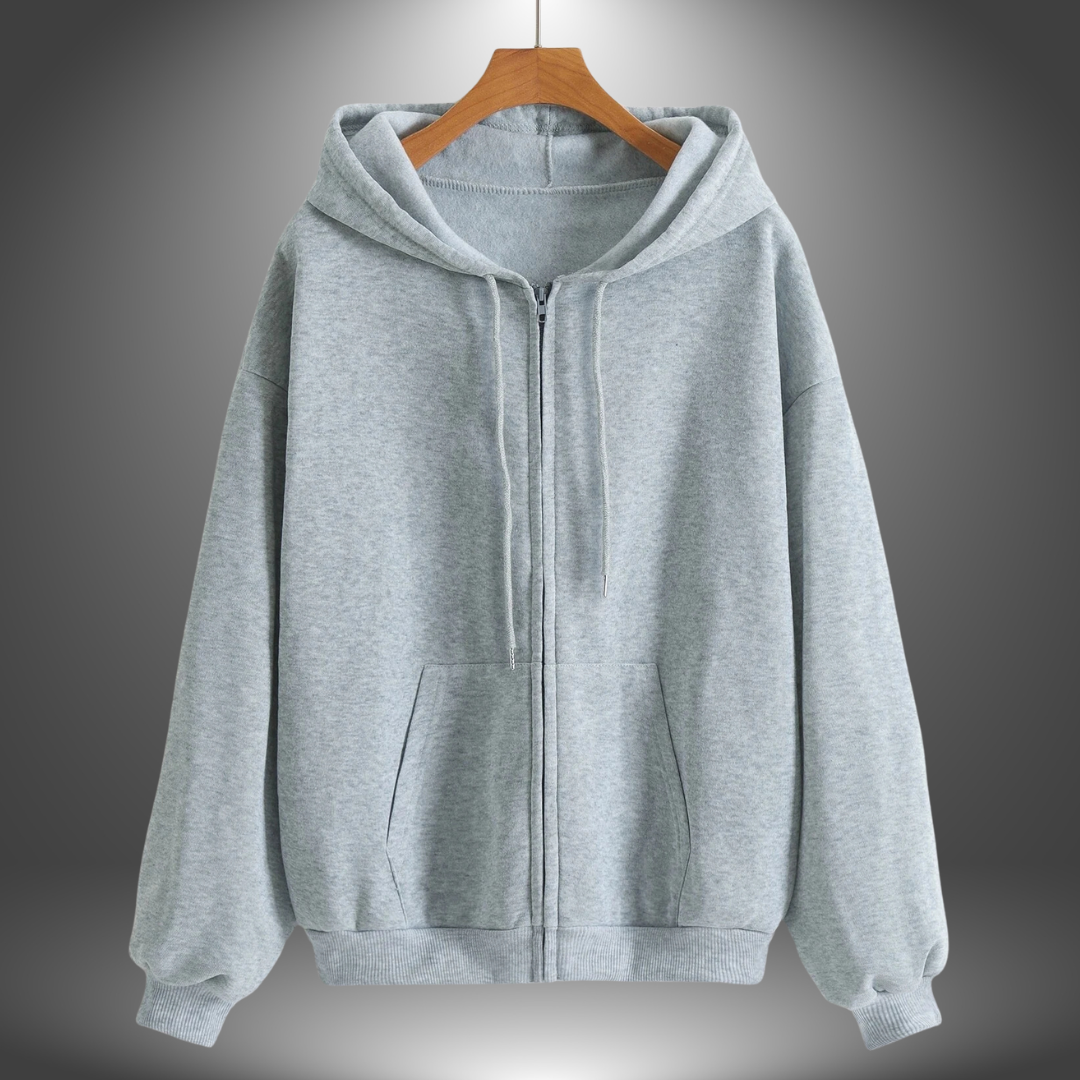 Felpa Zip Oversize