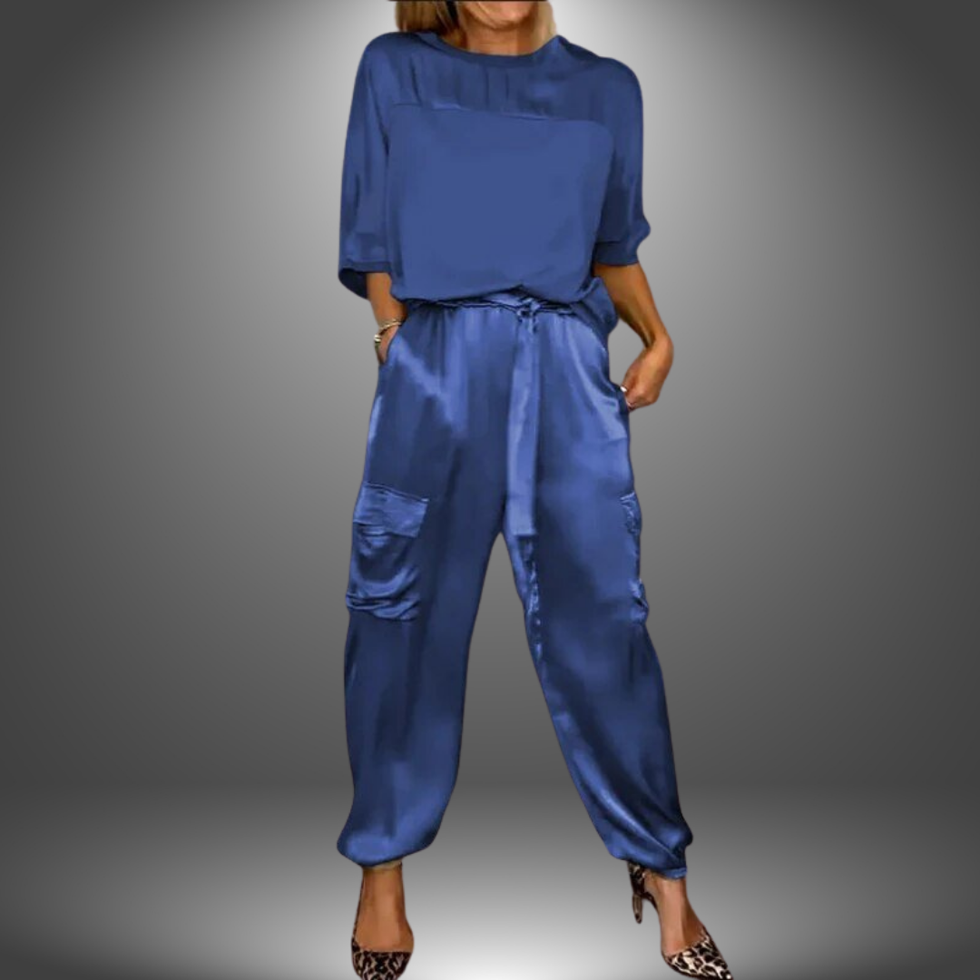 Completo Satinato Cargo Donna