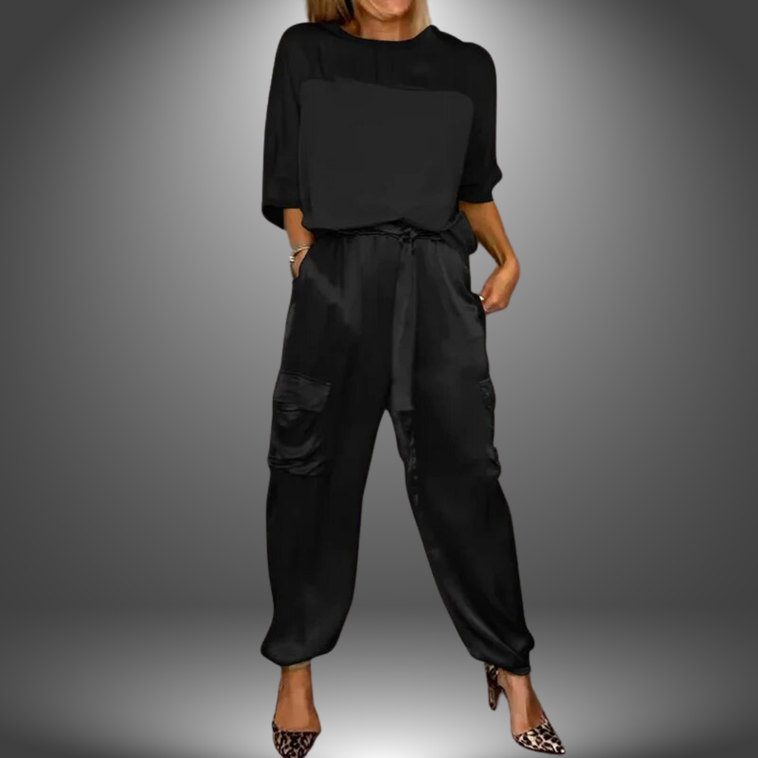Completo Satinato Cargo Donna