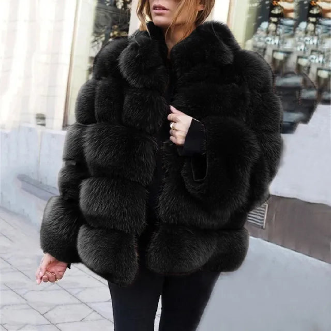 Cappotto in Pelliccia Sintetica | Caldo & Sofisticato | Stile Lussuoso