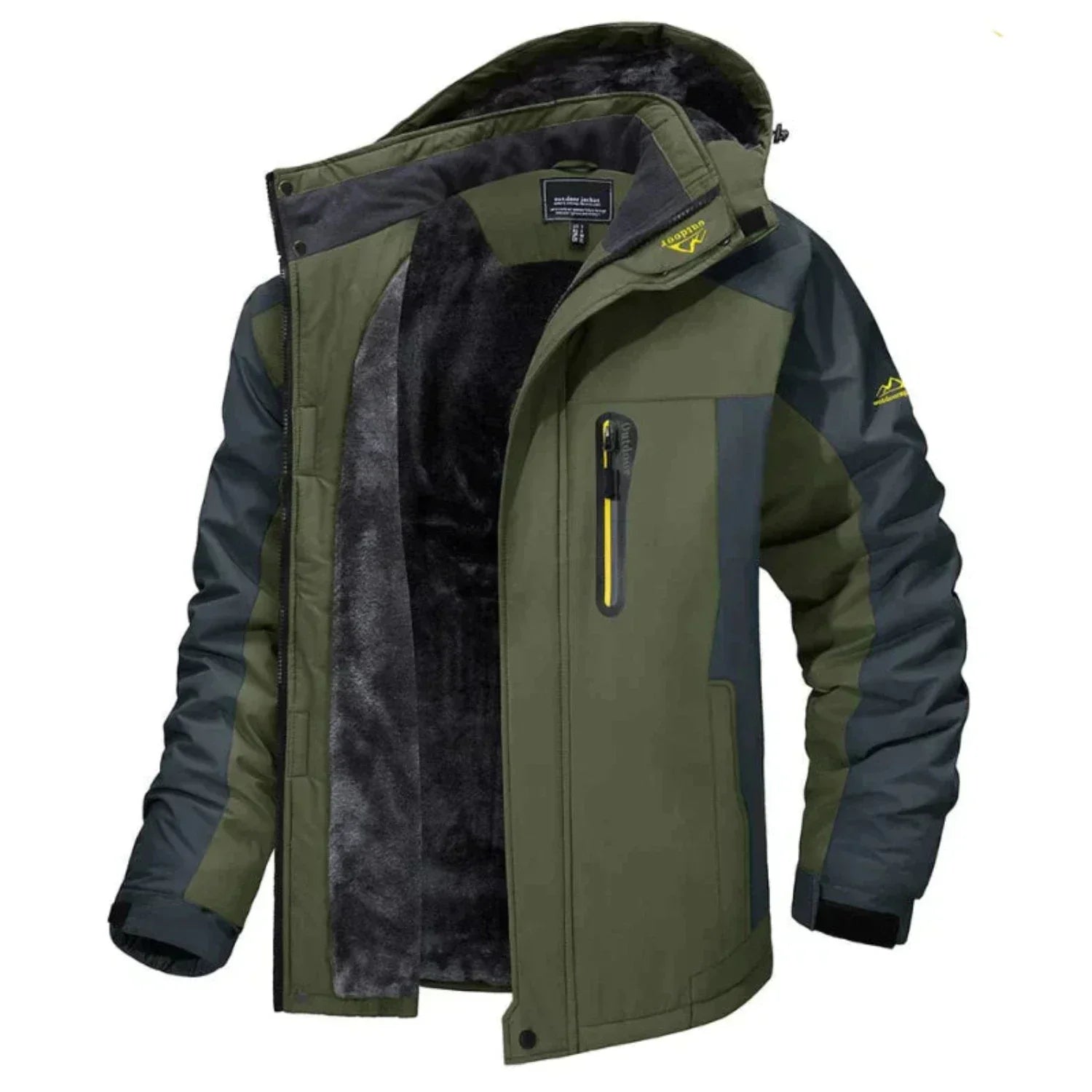 Giacca Invernale Uomo | Impermeabile e Foderata in Pile | Outdoor e Sportiva
