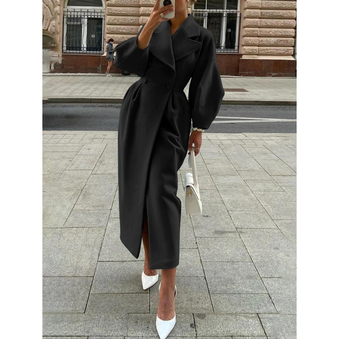 Cappotto Lungo Elegante | Caldo & Sofisticato | Stile Minimalista