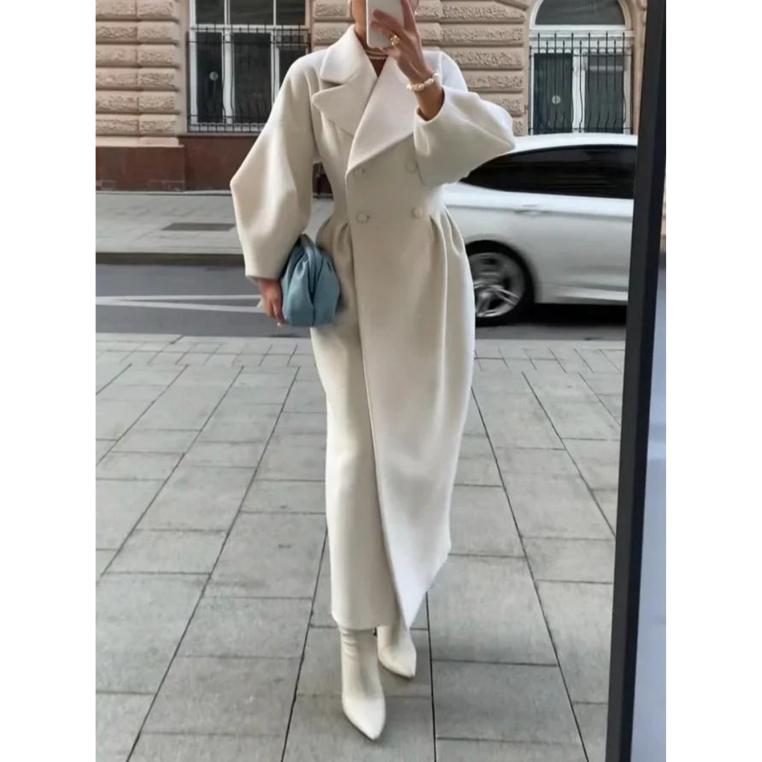 Cappotto Lungo Elegante | Caldo & Sofisticato | Stile Minimalista
