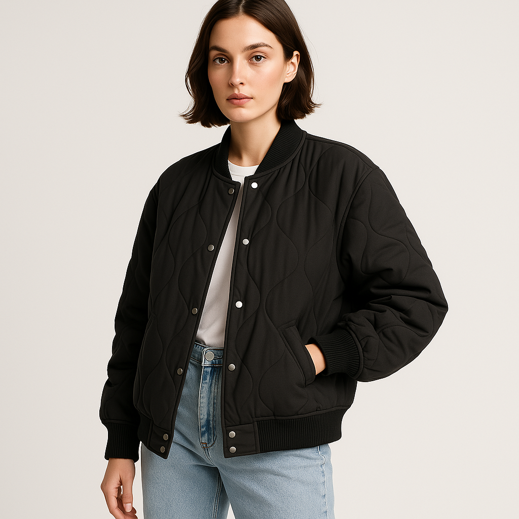 Bomber Trapuntato | Casual | Caldo e Versatile