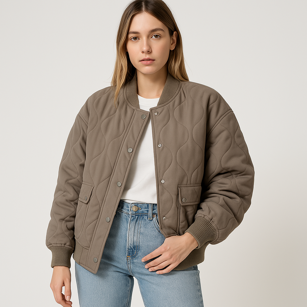 Bomber Trapuntato | Casual | Caldo e Versatile