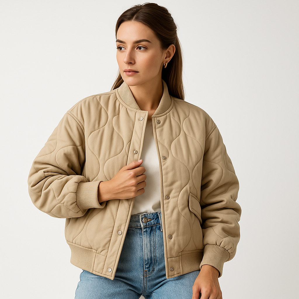 Bomber Trapuntato | Casual | Caldo e Versatile