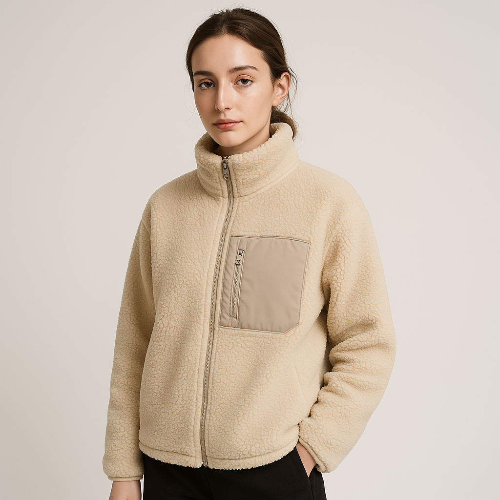 Giacca Sherpa | Pile Caldo | Stile Urbano Contemporaneo