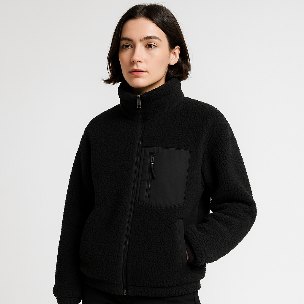 Giacca Sherpa | Pile Caldo | Stile Urbano Contemporaneo