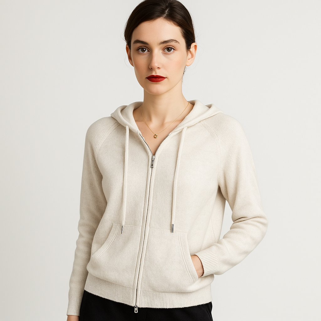 Cashmere Zip Cardigan | Cashmere | Eleganza Morbida