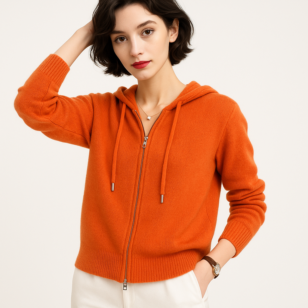 Cashmere Zip Cardigan | Cashmere | Eleganza Morbida