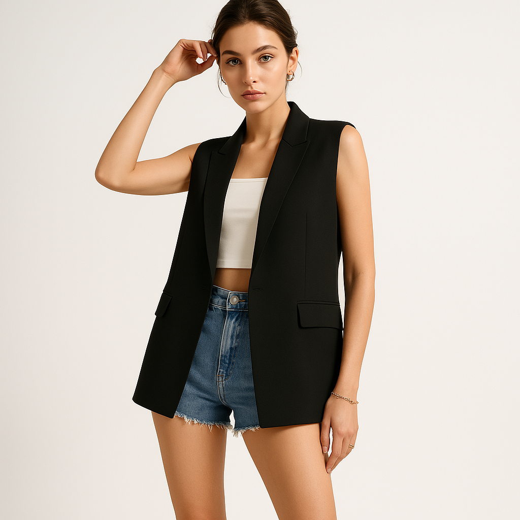Gilet Elegante | Senza Maniche | Leggero e Versatile