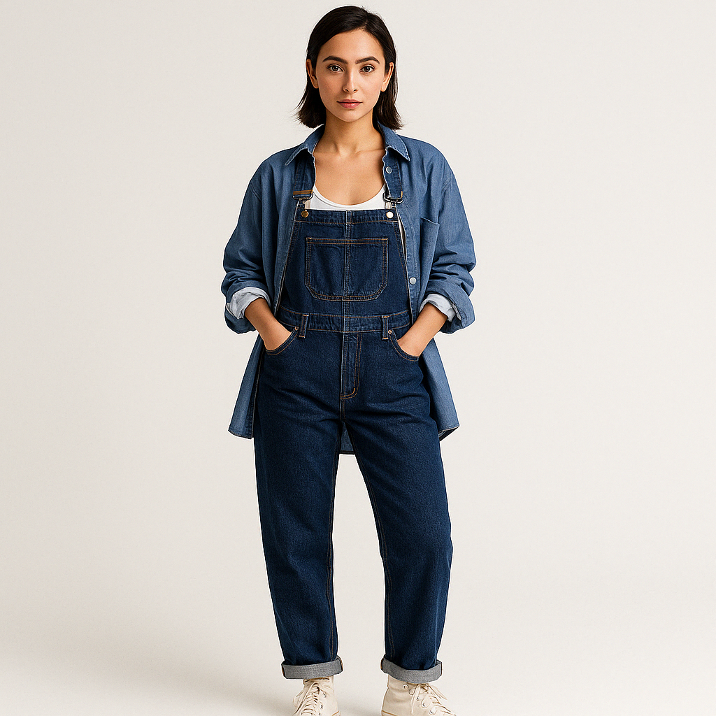 Salopette in Denim | Casual Chic | Comoda e Versatile