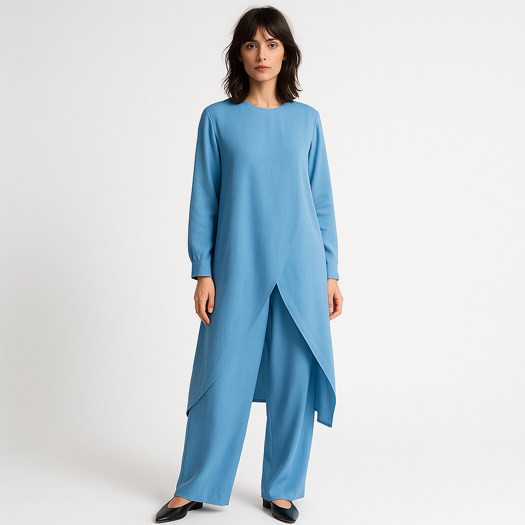 Minimal Chic Set | Tunica Asimmetrica | Look Elegante e Versatile