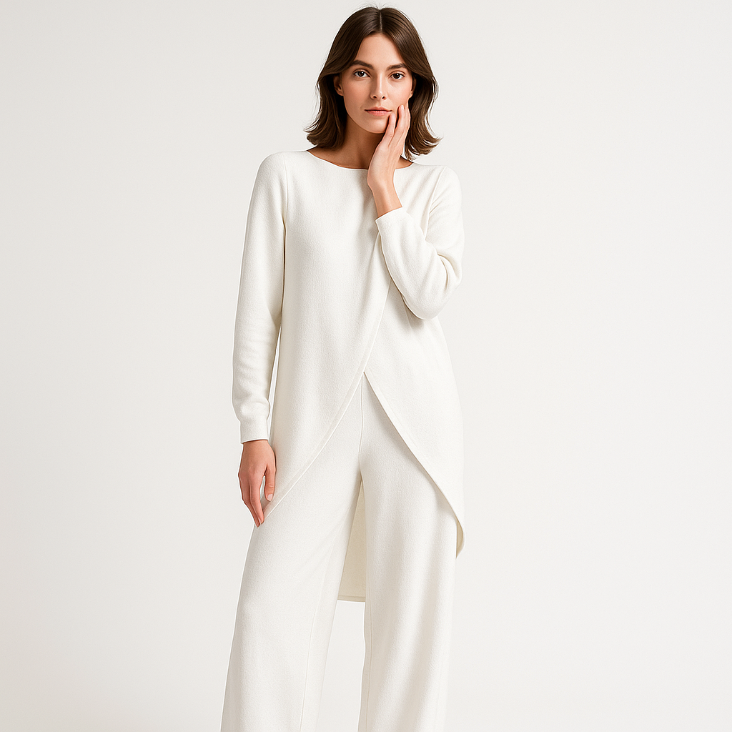 Minimal Chic Set | Tunica Asimmetrica | Look Elegante e Versatile