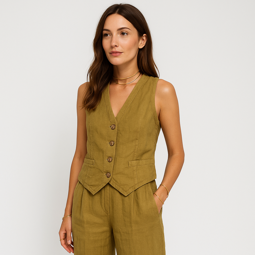 Linen Set | Gilet e Pantalone | Fresco e Naturale