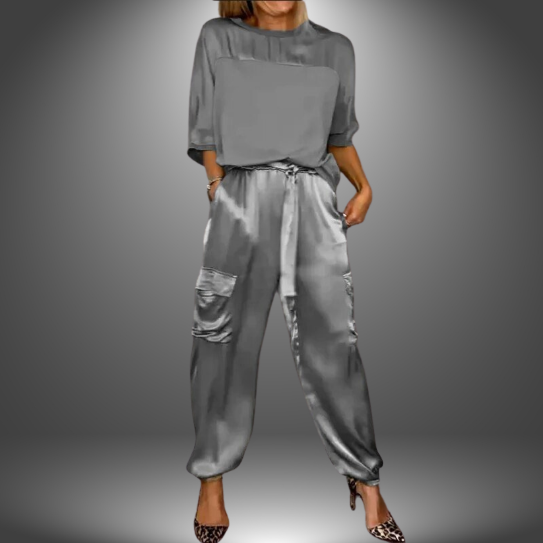 Completo Satinato Cargo Donna
