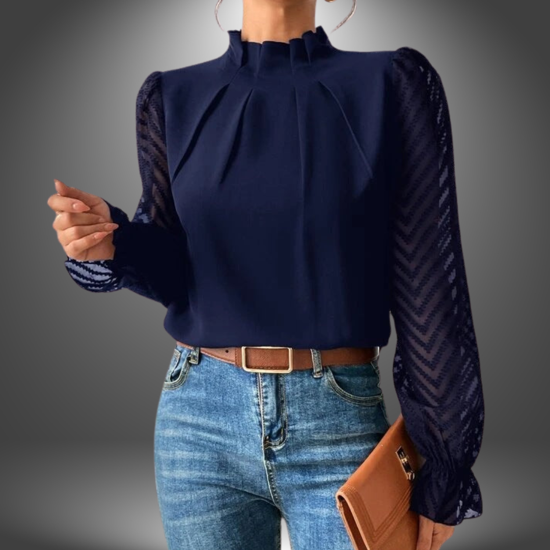 Blusa Maniche Trasparenti
