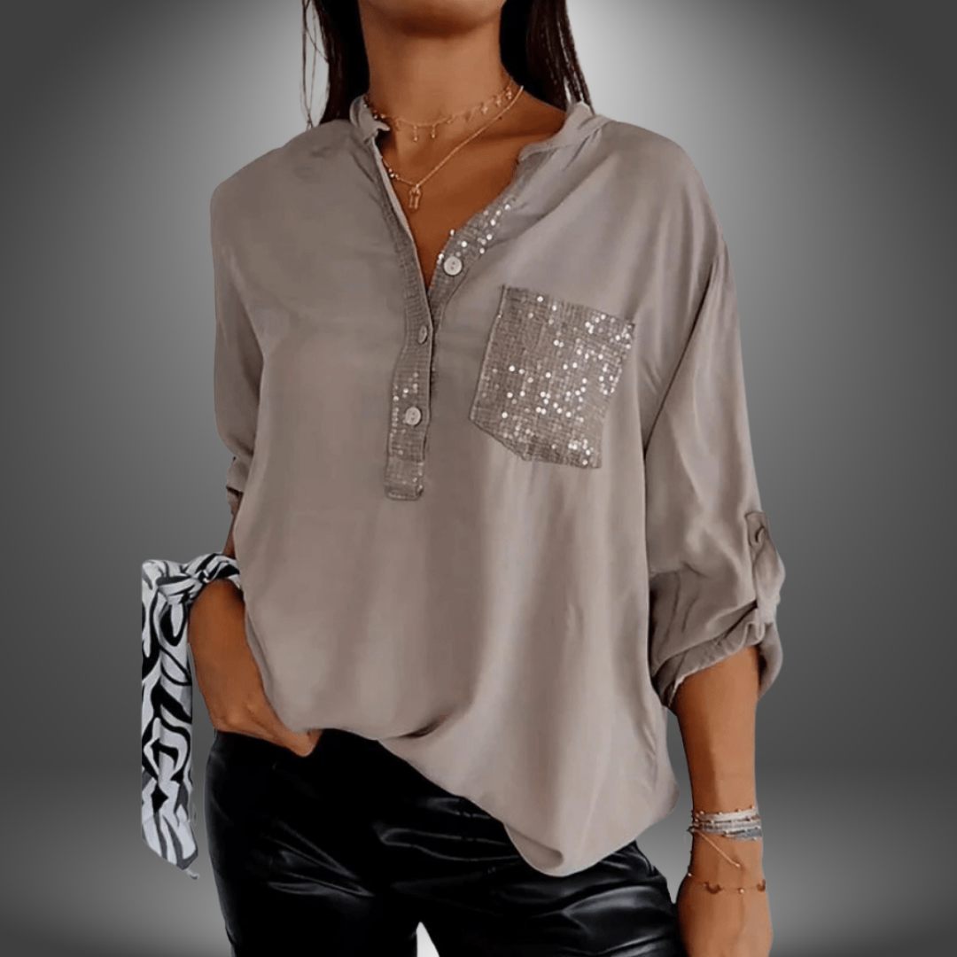 Camicia Glam con Paillettes