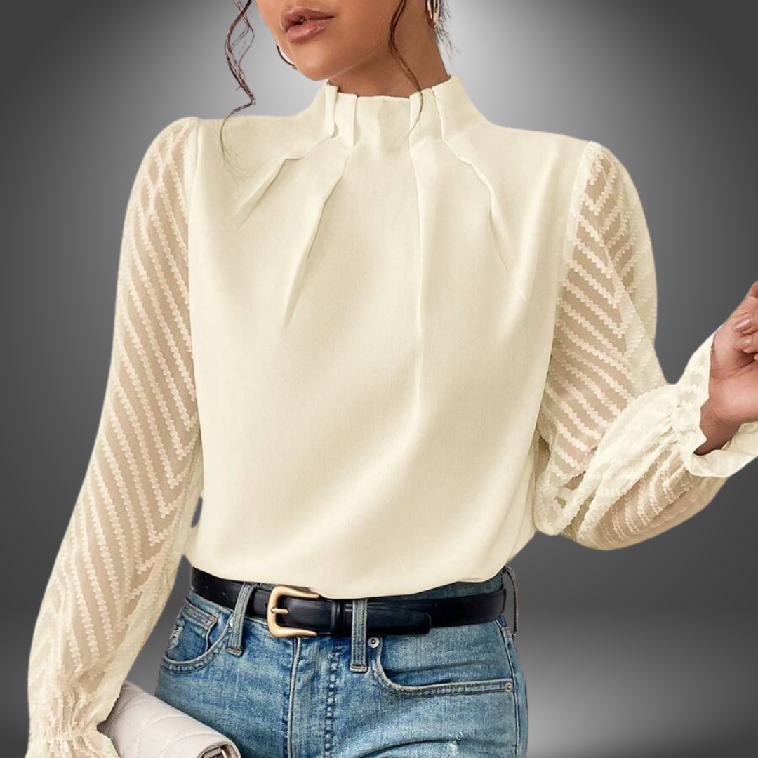 Blusa Maniche Trasparenti