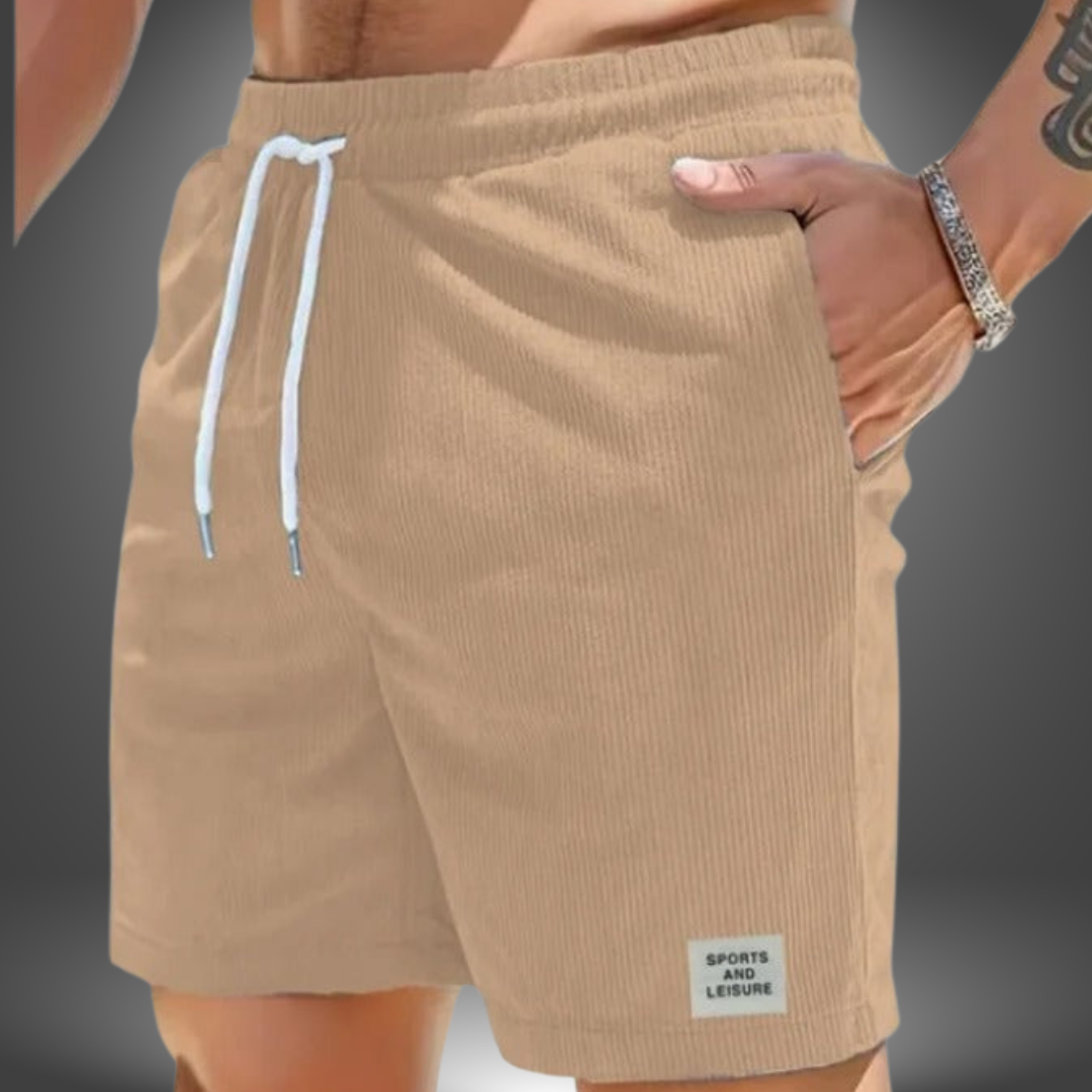 Shorts Velluto a Coste Sportivi