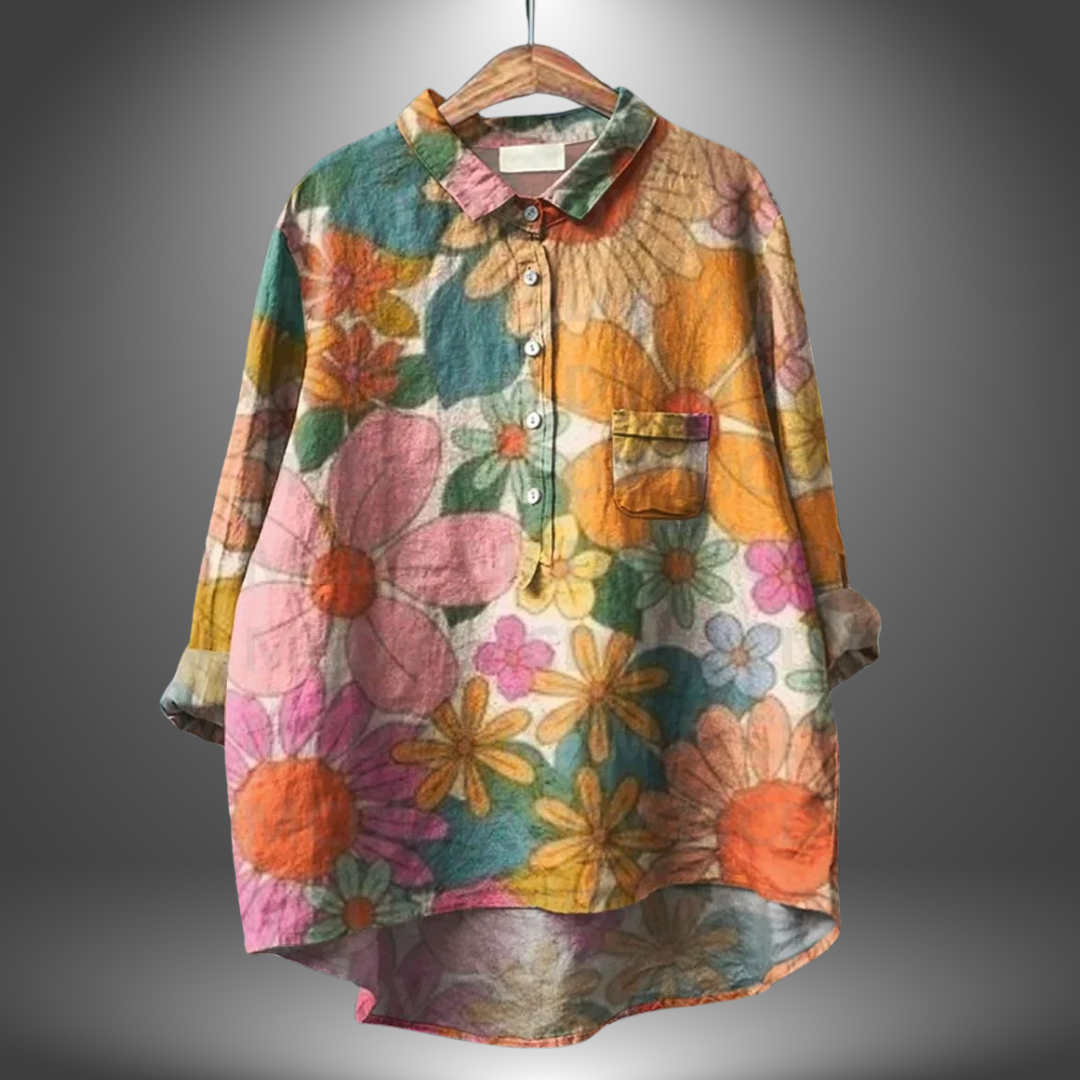 Camicia Floreale Oversize