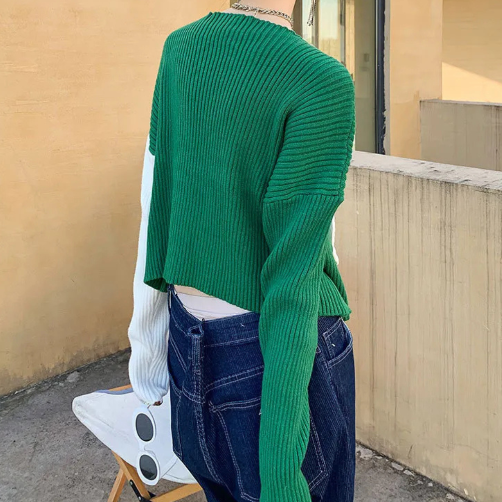Maglione Oversize Donna | Maxi Fiore | Stile Casual e Trendy