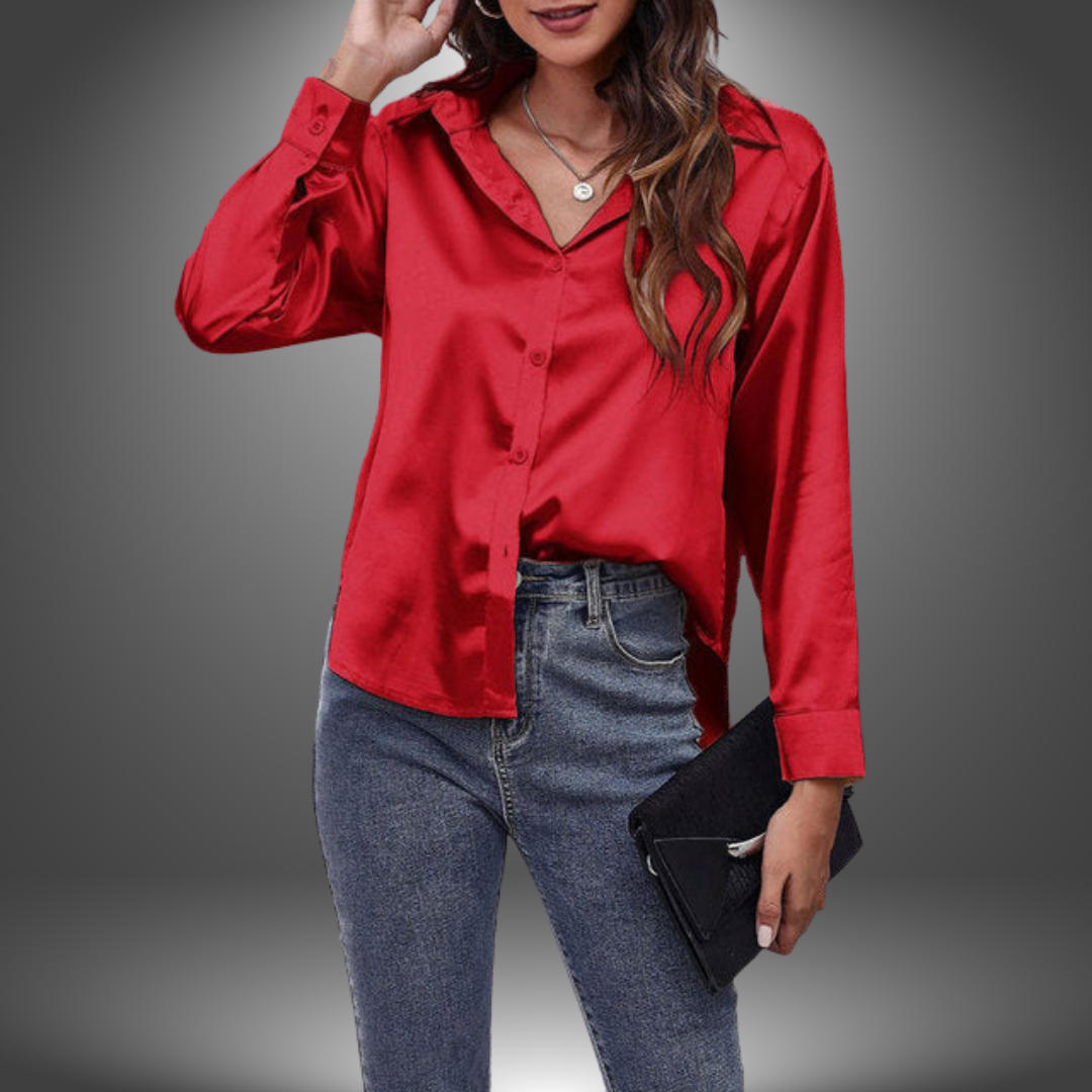 Camicia Satinata Colletto Classico