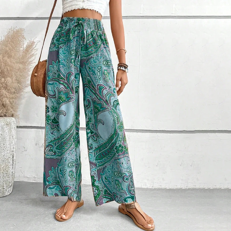 Pantaloni ampi paisley