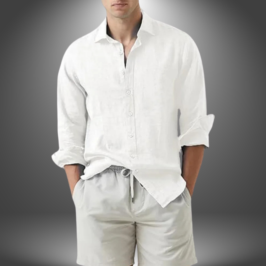 Camicia in Lino Uomo Classica