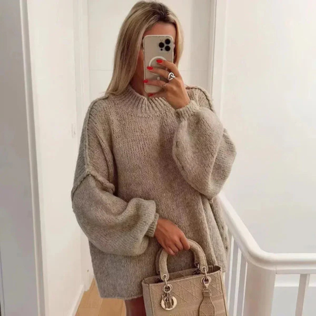 Maglione Oversize | Maniche a Sbuffo | Caldo e Chic