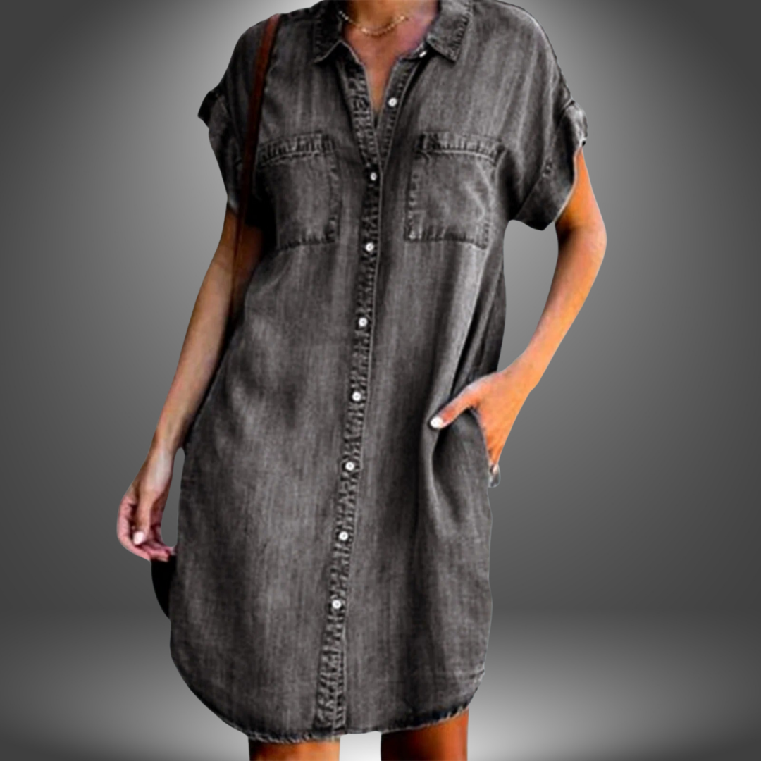 Abito Chemisier in Denim Donna