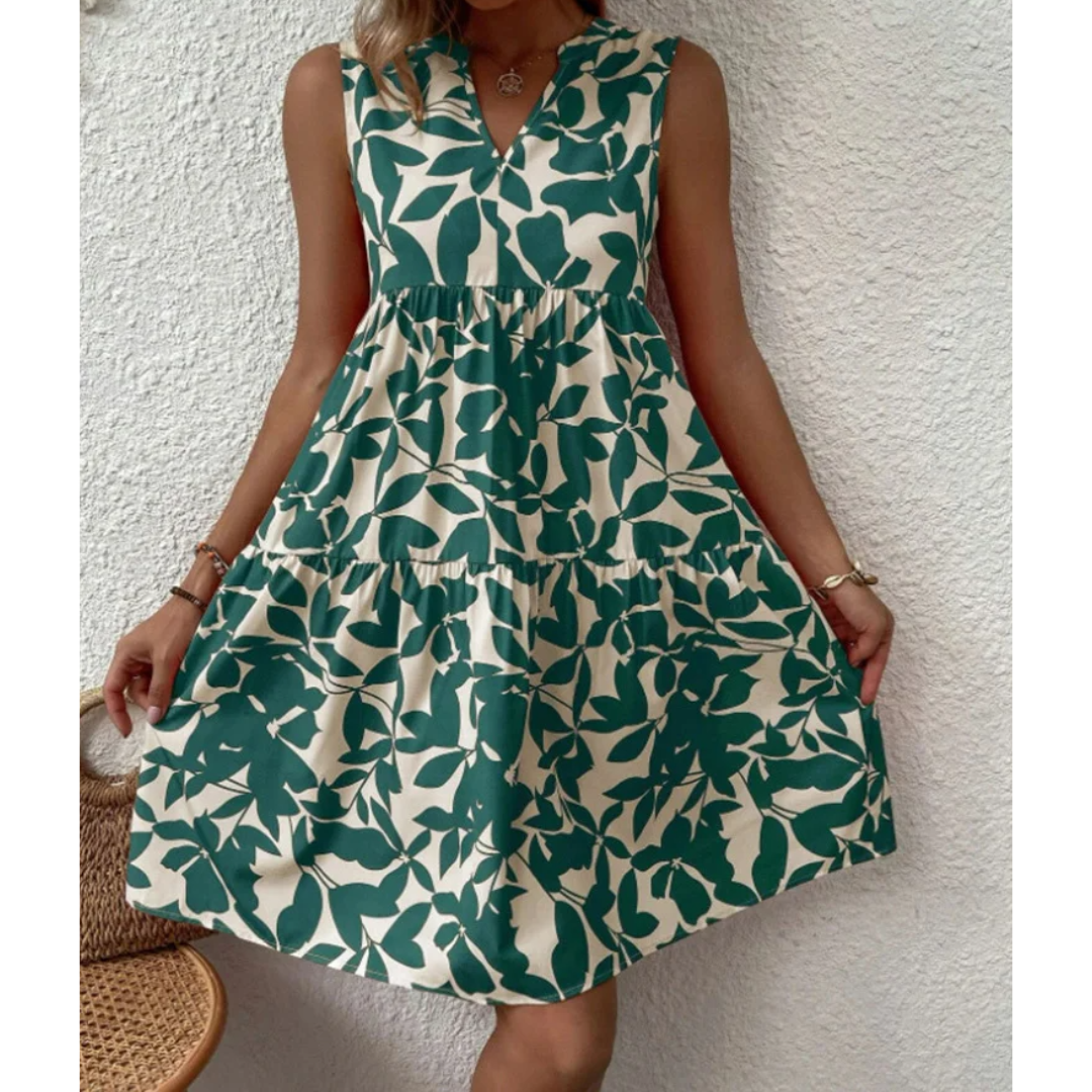 Vestito Botanico Svasato