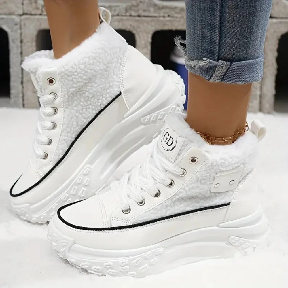 Sneakers invernali con pelliccia
