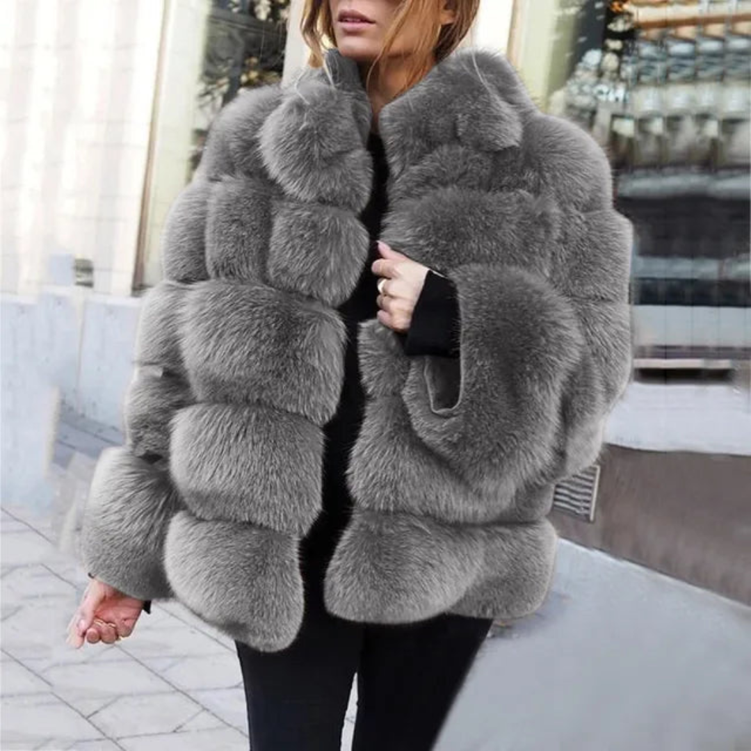 Cappotto in Pelliccia Sintetica | Caldo & Sofisticato | Stile Lussuoso