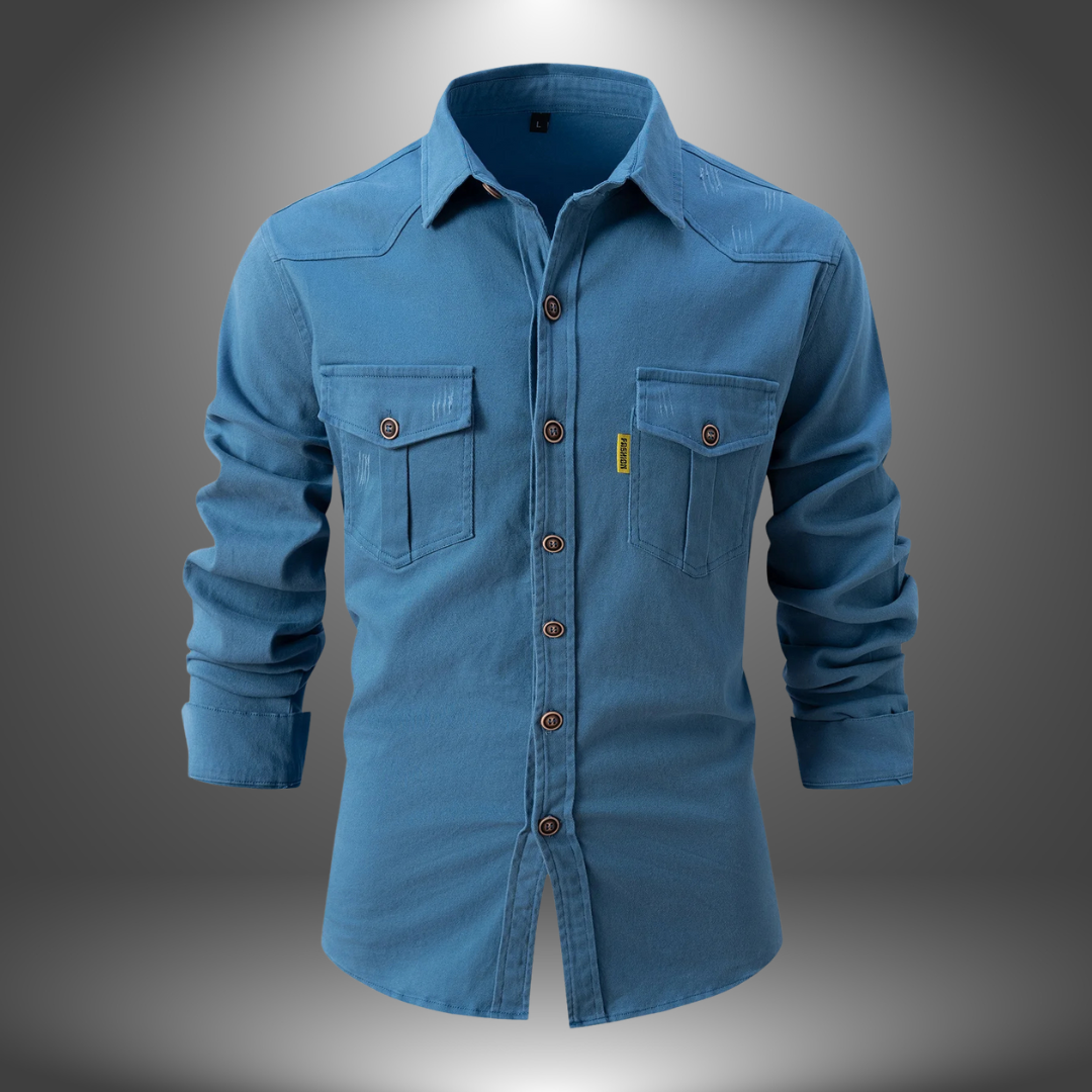 Camicia in Cotone Denim