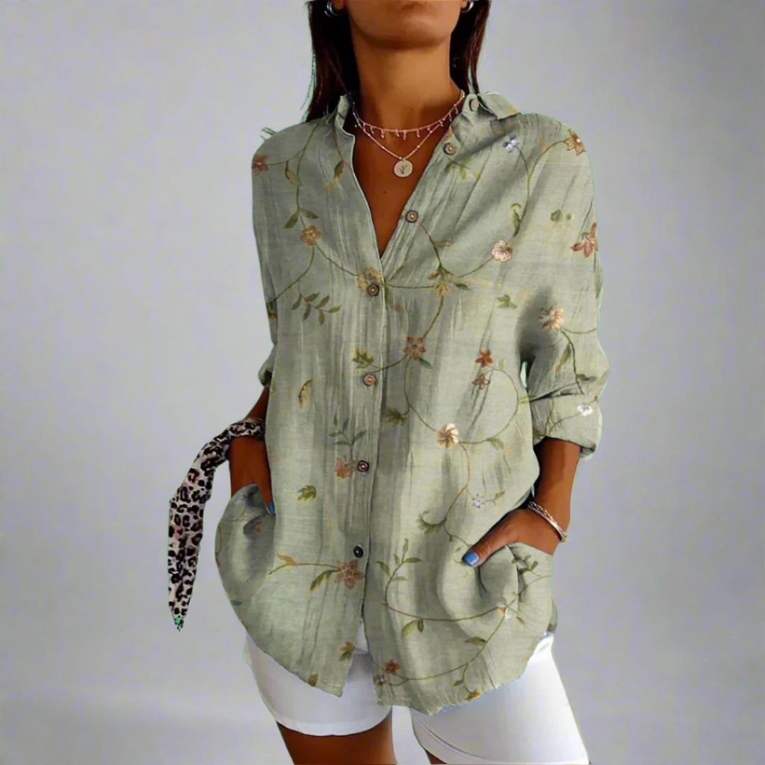 Camicia Stampa Marina
