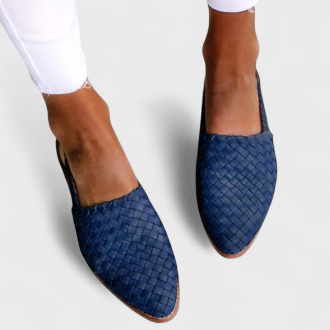 Scarpe Slingback Intrecciate